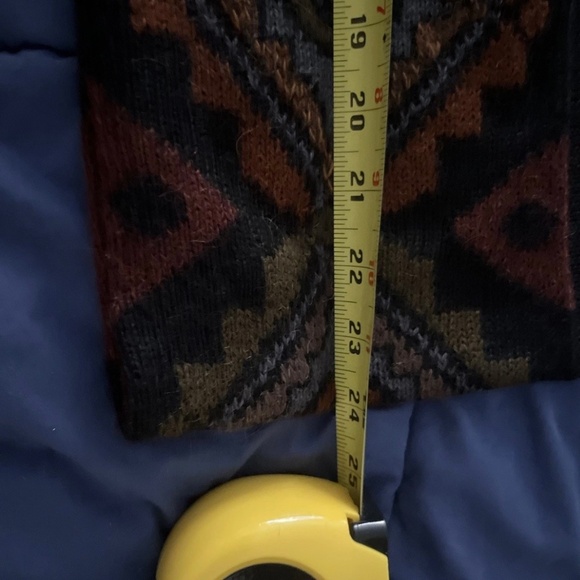 PERUVIAN CONNECTION 100% ALPACA HEAVY  RUANA - Picture 14 of 16